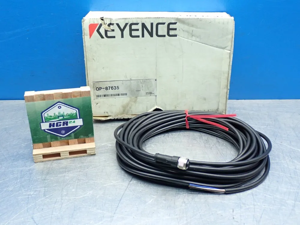 Keyence 10m Length Laser Sensor Connector Cable - Op-87635