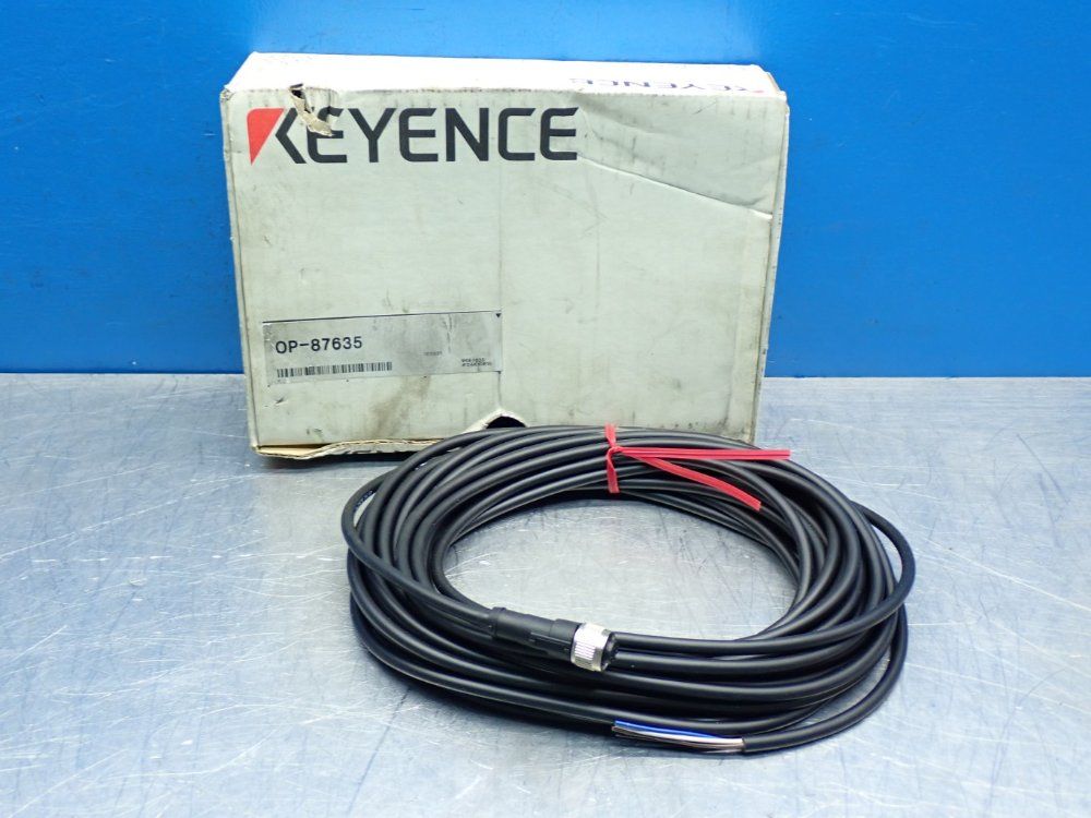 Keyence 10m Length Laser Sensor Connector Cable - Op-87635