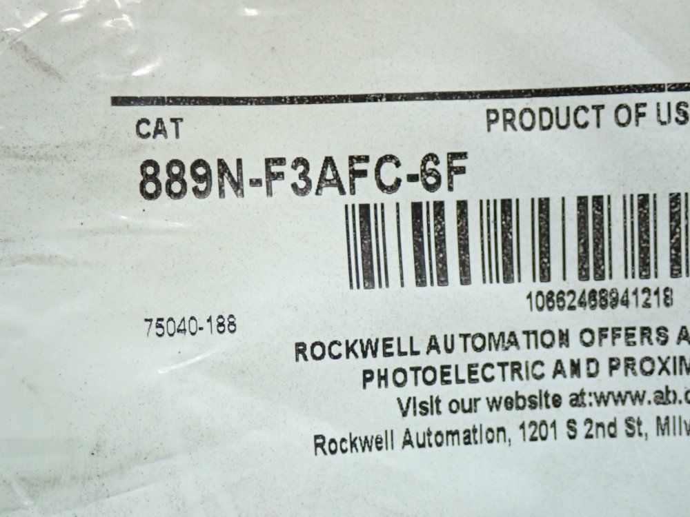 Allen Bradley 3-pin Mini Cable - 889n-f3afc-6f