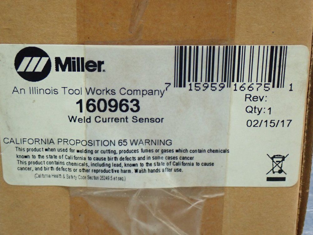 Miller 50psi Weld Current Sensor - 160963