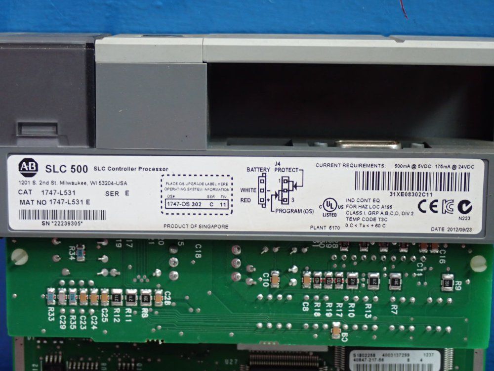 Allen Bradley Plc Module Rack Slc 500 Series - 1747-l531