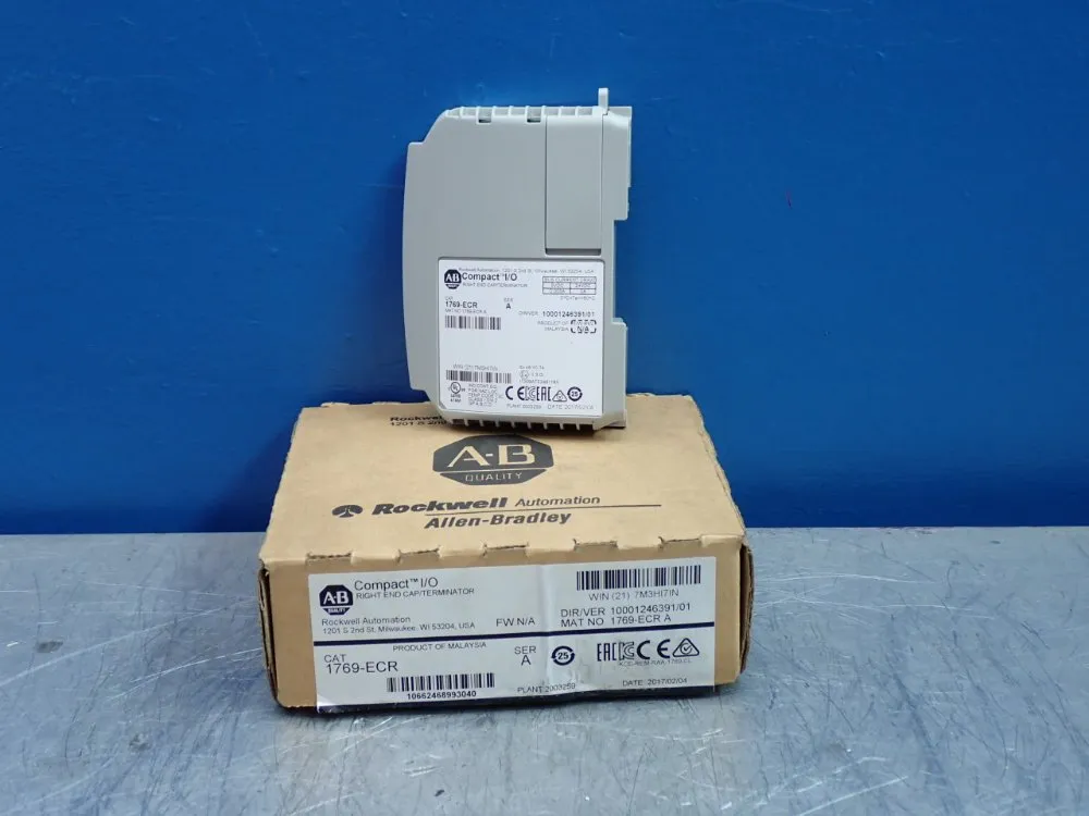 Allen Bradley Right End Cap / Terminator - 1769-ecr