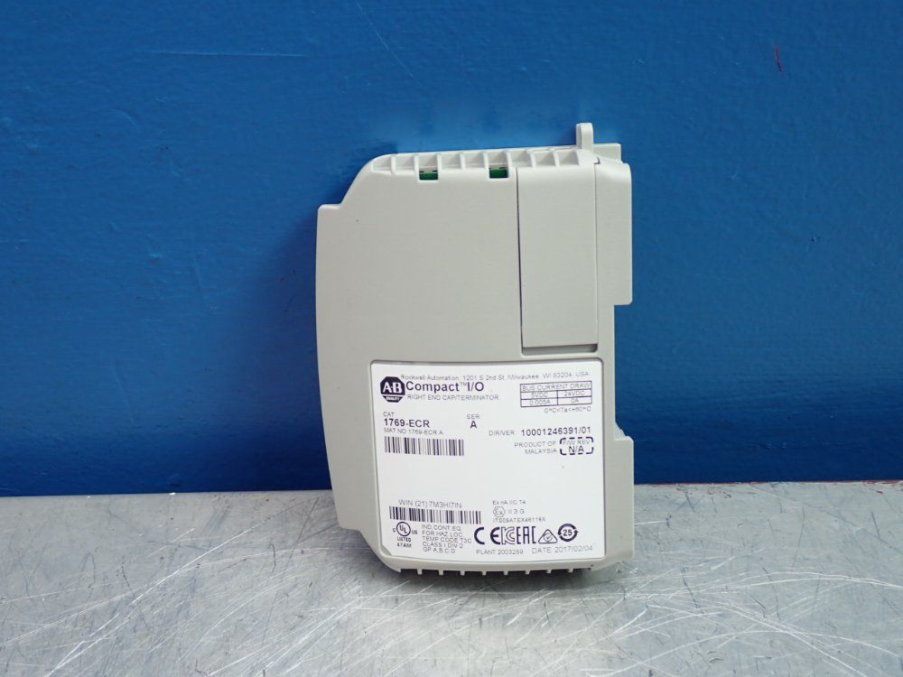 Allen Bradley Right End Cap / Terminator - 1769-ecr