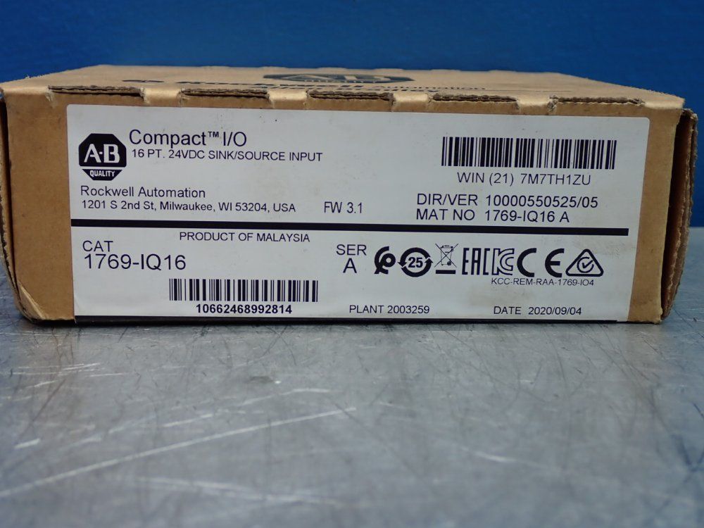 Allen Bradley Compact I/o - 1769-iq16