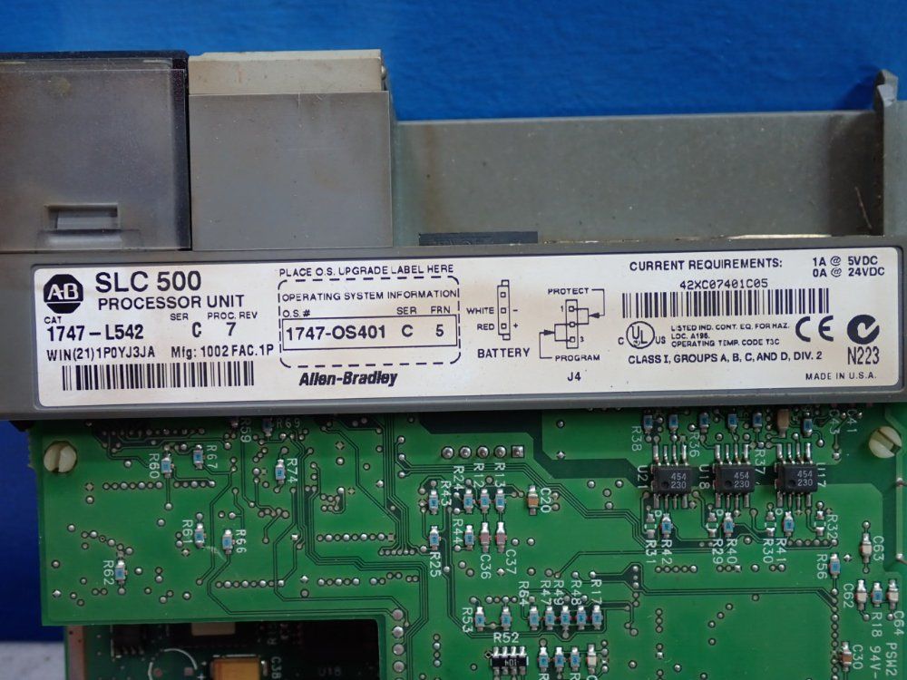Allen Bradley Slc Controller Processor - 1747-l542