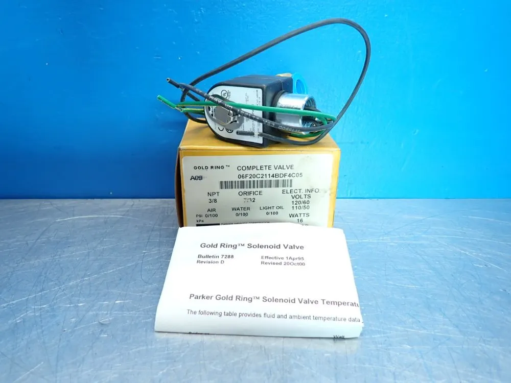 Parker Gold Ring Complete Valve - 06f20c2114bdf4c05