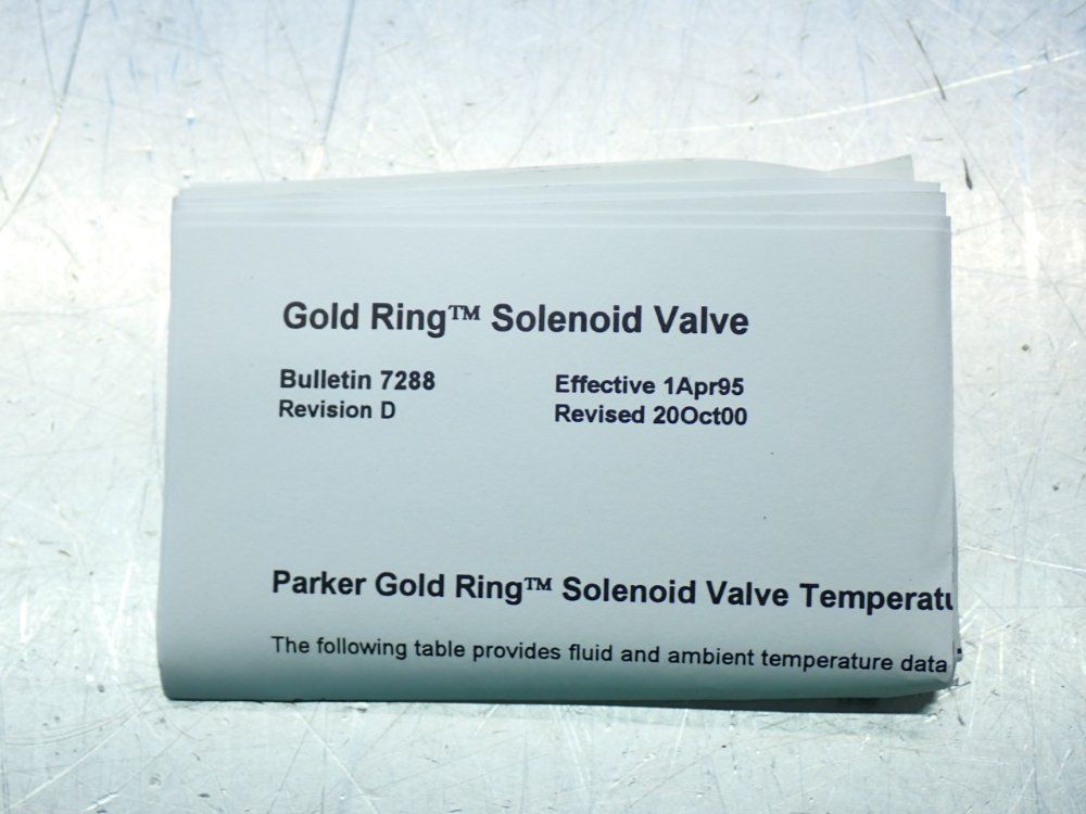 Parker Gold Ring Complete Valve - 06f20c2114bdf4c05