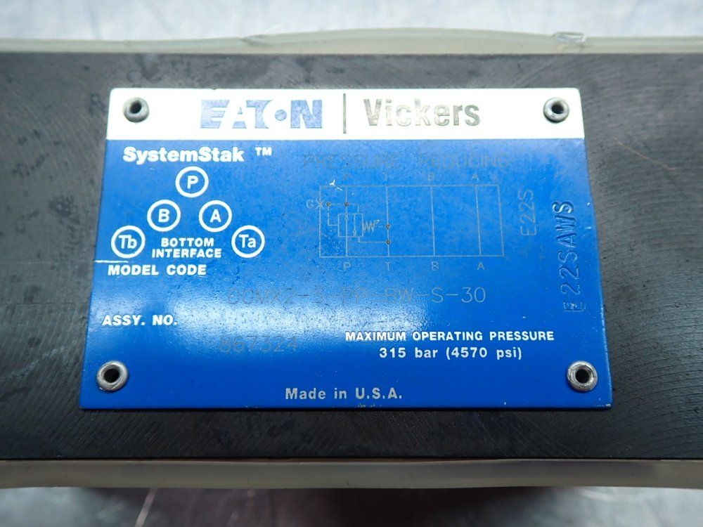 Eaton 4570 Psi Pressure Reducing Valve - Dgmx2-5-pp-bw-s-30