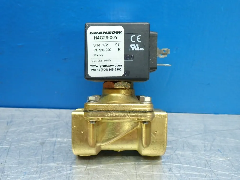 Granzow 200 Psi Max Solenoid Valve - H4g29-00y