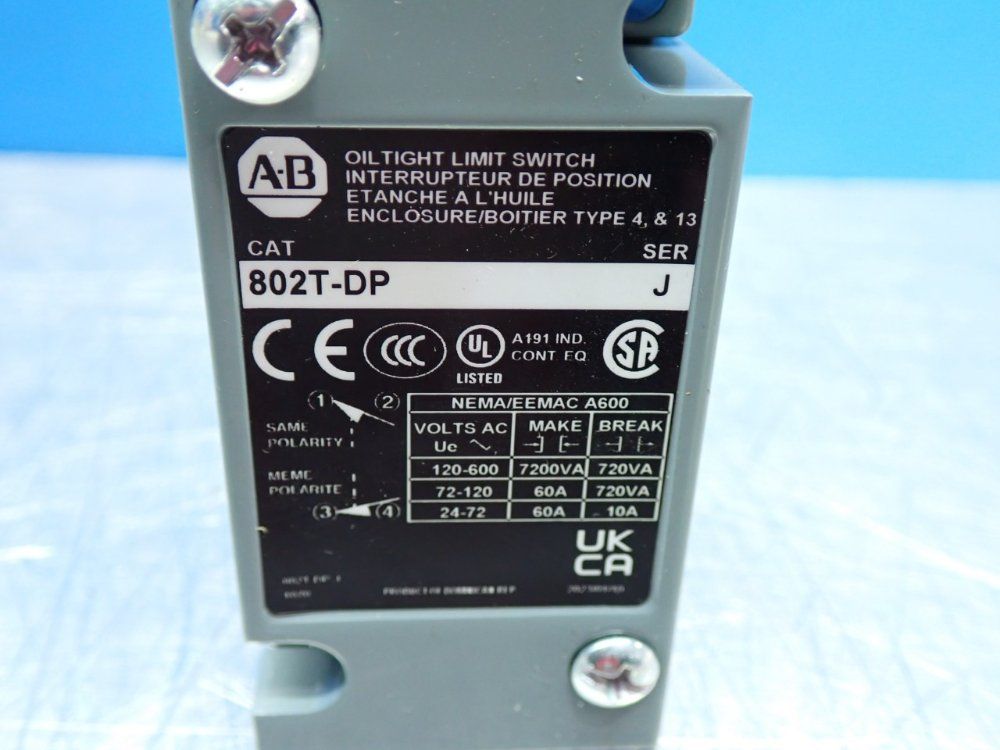 Allen Bradley Limit Switch - 802t-dp