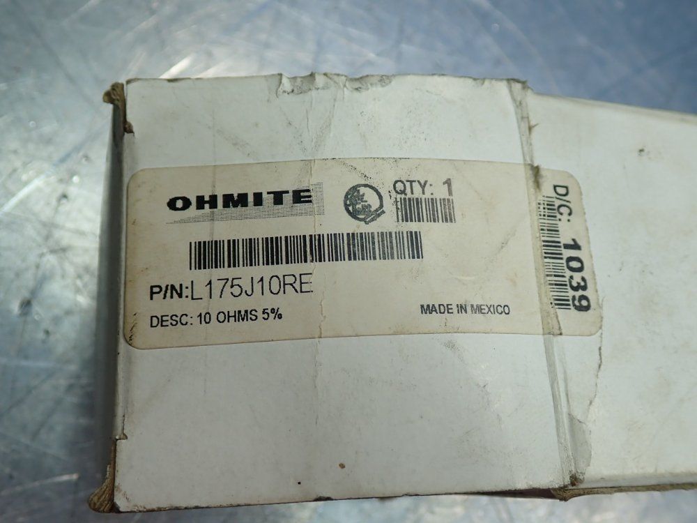 Ohmite Limit Resistor - L175j10re