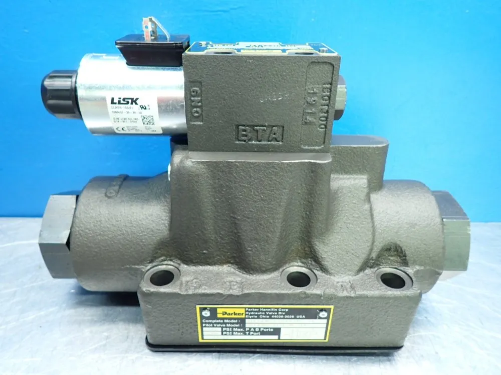 Parker 3000 Psi Max Hydraulic Direct Solenoid Valve - D61vw001b4njw