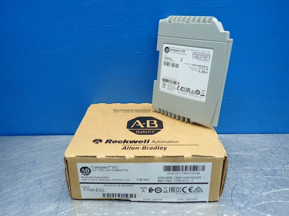 Allen Bradley Left End Cap / Terminator - 1769-ecl