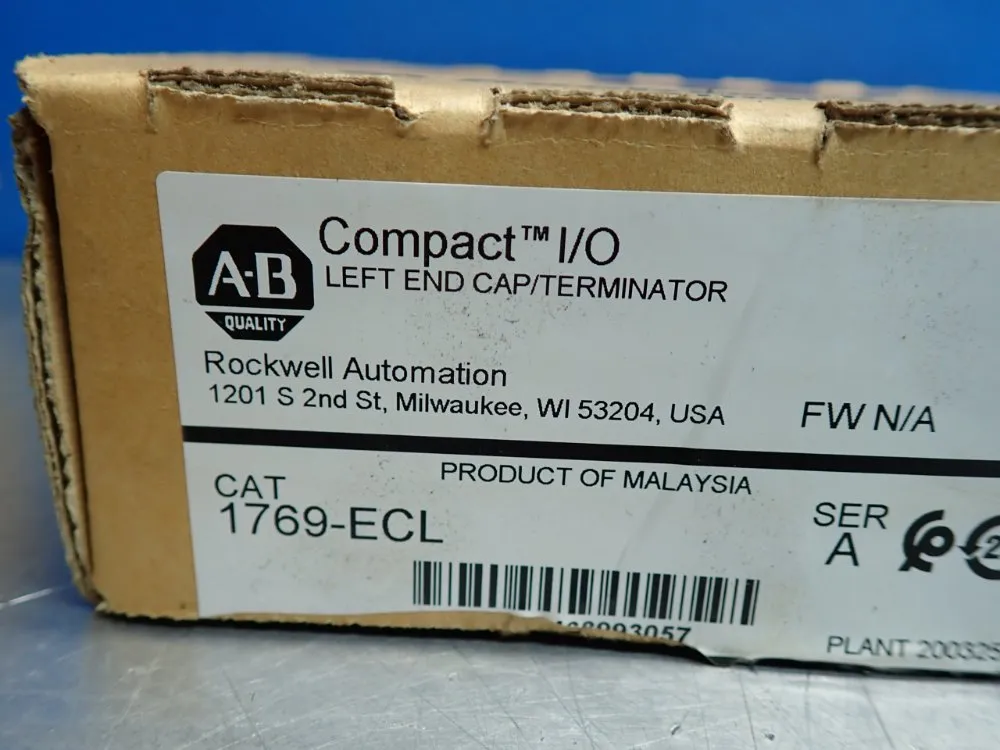 Allen Bradley Left End Cap / Terminator - 1769-ecl