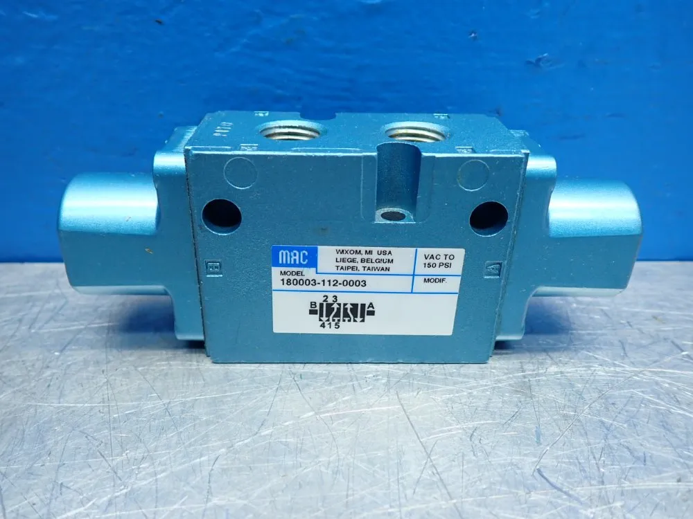 Mac Solenoid Valve - 180003-112-0003