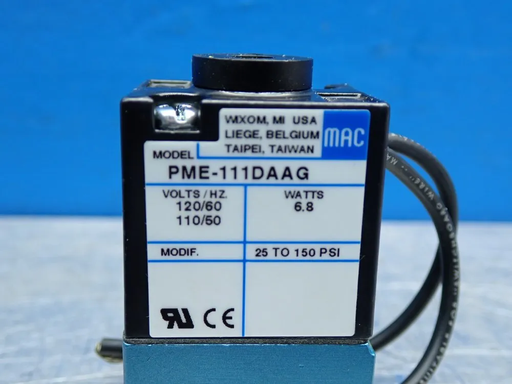 Mac Solenoid / Pilot Valve, 2pcs - Pme-111daag