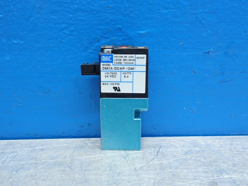 Mac 120 Psi Solenoid Valve - Dm3a-ddap-1dm1