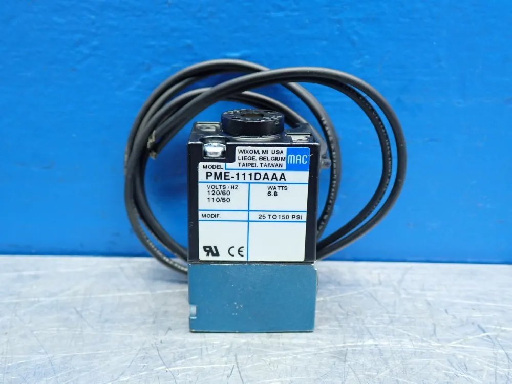 Mac Solenoid / Pilot Valve - Pme-111da