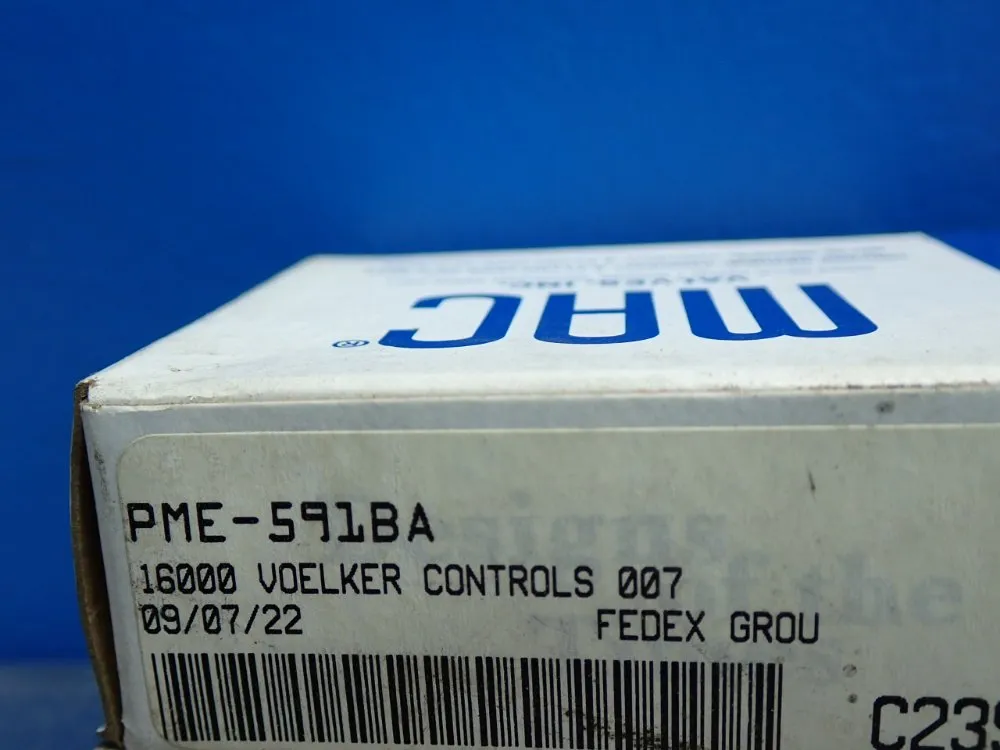 Mac Solenoid / Pilot Valve - Pme-591ba