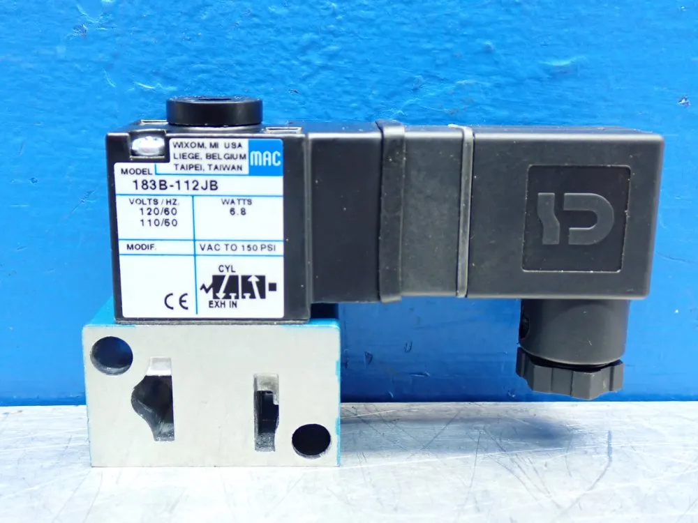 Mac 100 Series Solenoid Valve - 183b-112jb
