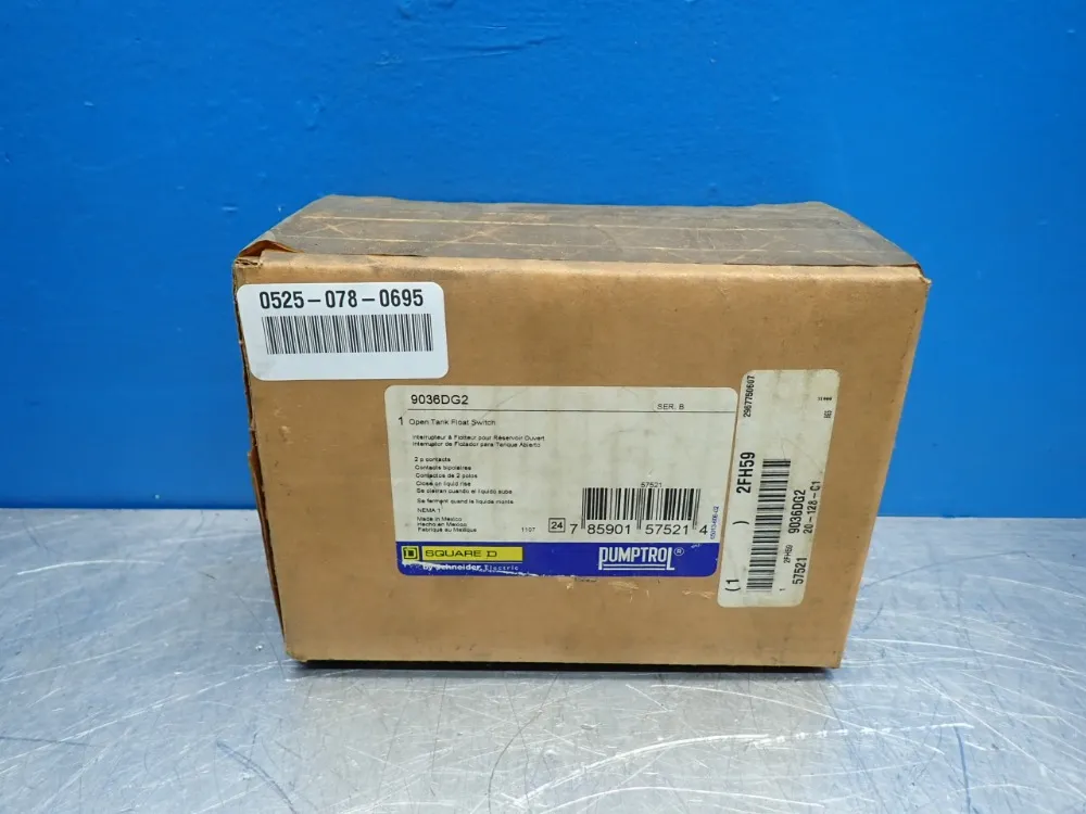 Square D Pressure Float Switch / Level Switch - 9036dg2r