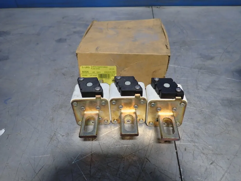 Siba Lot Of 3 Fuse Links - 800a