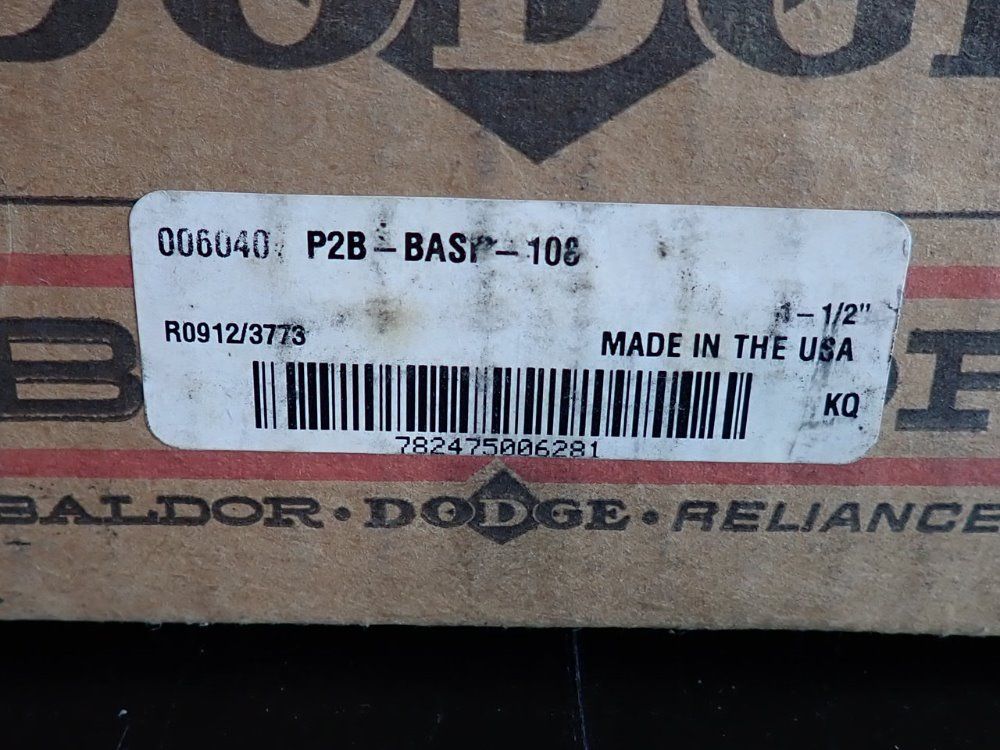 Dodge 1 1/2" Pillow Block Bearing - 006040 P2b-basp-108