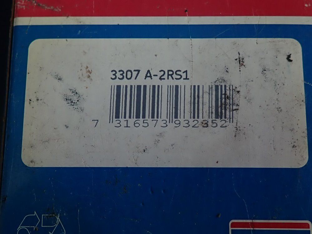 Skf Angular Contact Ball Bearing - 3307 A-2rs1