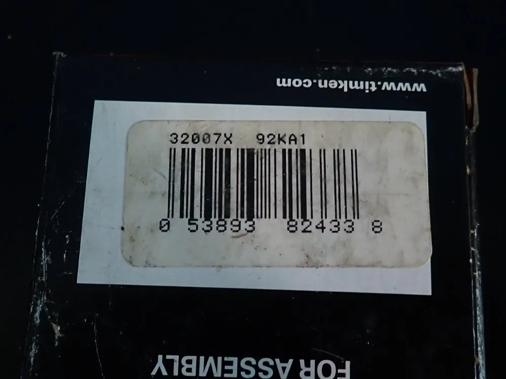 Timken 2 1/2" Tapered Roller Bearing - 32007x-92ka1