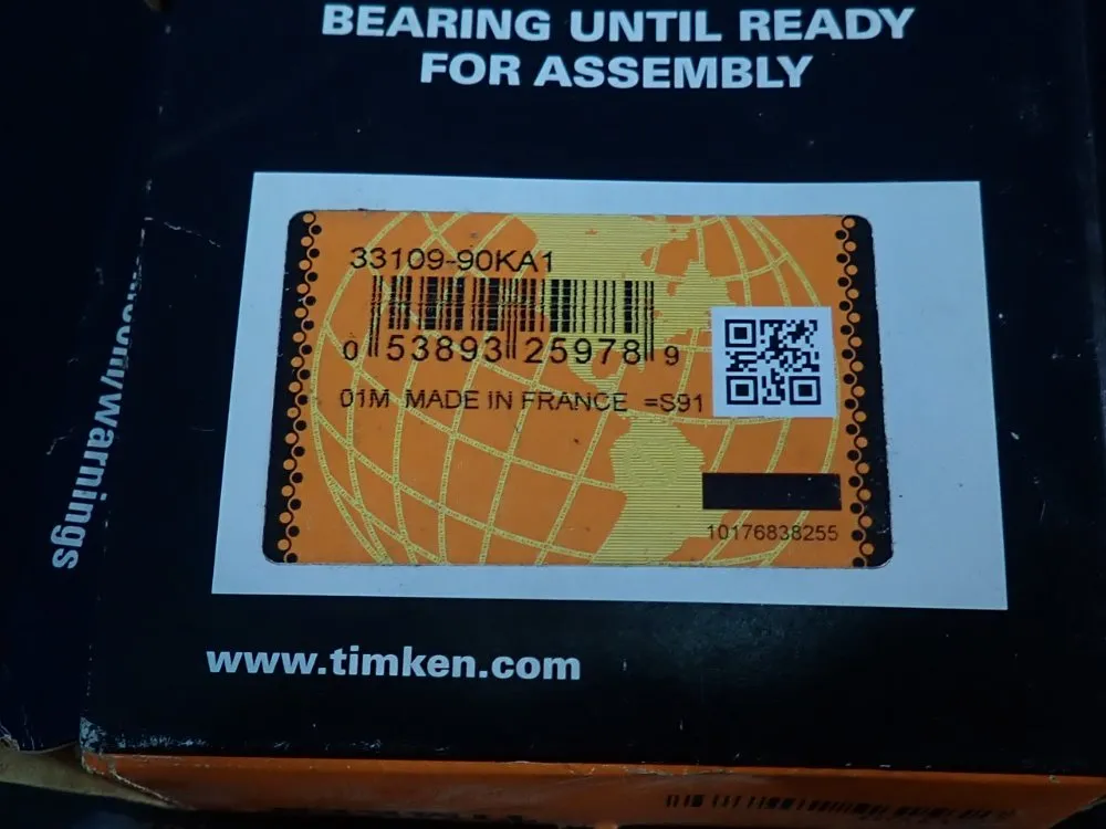 Timken 3" Tapered Roller Bearing - 33109-90ka1