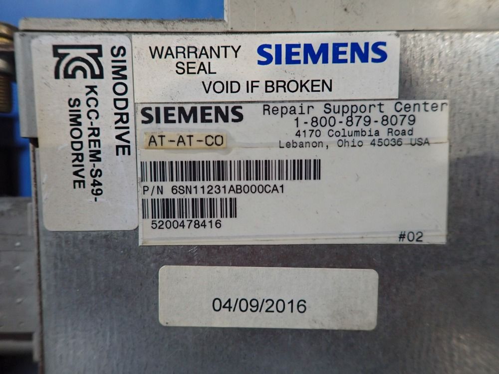 Siemens Power Module - 6sn1123-1ab000-ca1