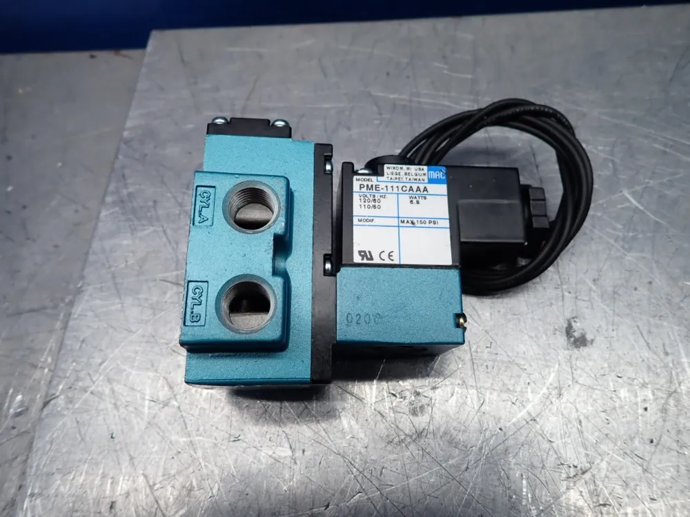 Mac 900 Series Solenoid Valve - 9128-pm-111ca