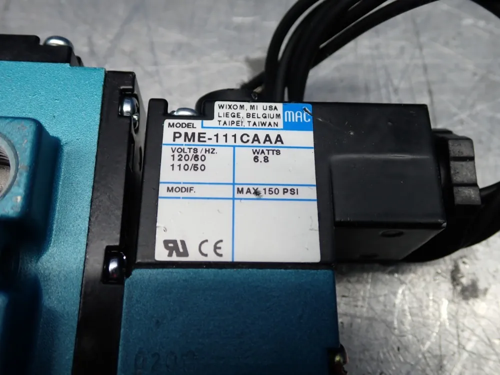 Mac 900 Series Solenoid Valve - 9128-pm-111ca