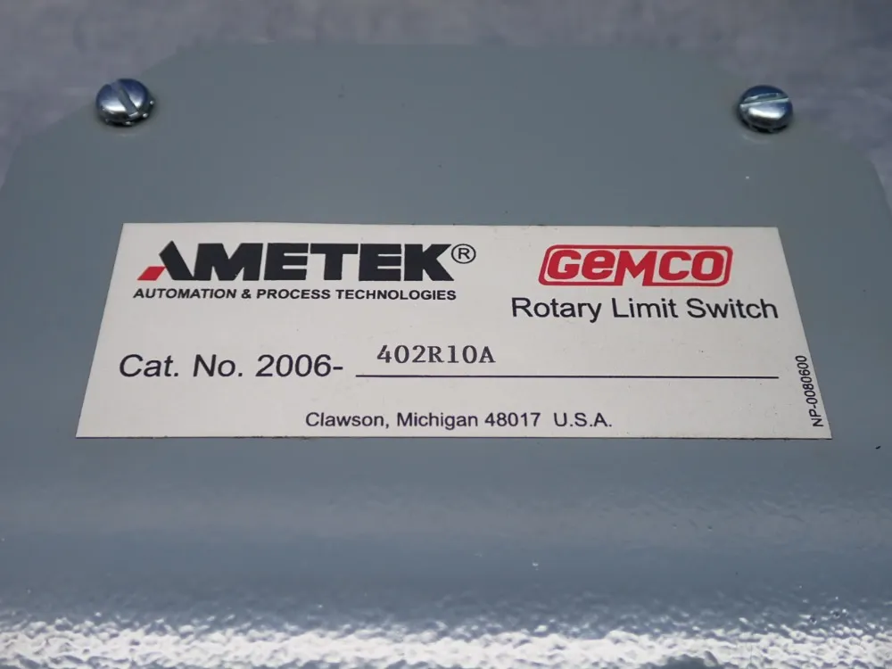 Ametek Rotary Limit Switch - 2006402r10a
