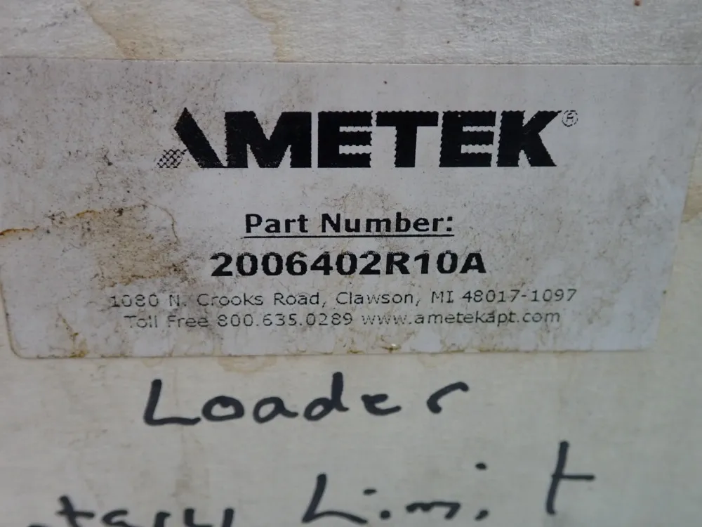 Ametek Rotary Limit Switch - 2006402r10a