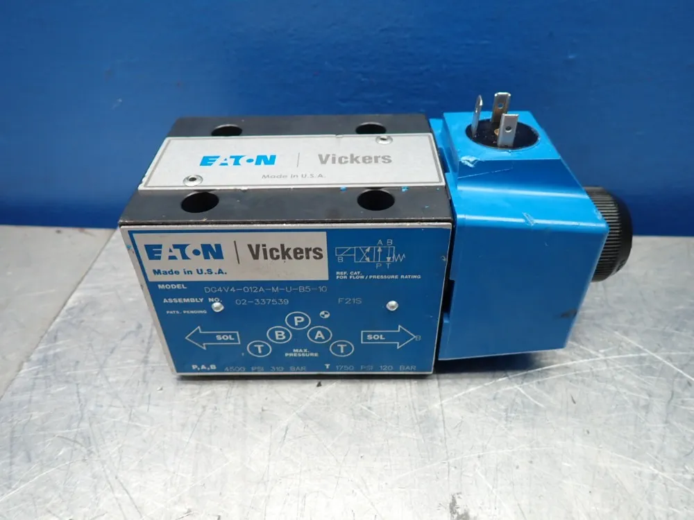 Eaton 4500psi Solenoid Operated Directional Control Valve - Dg4v4-012a-m-u-b5-10