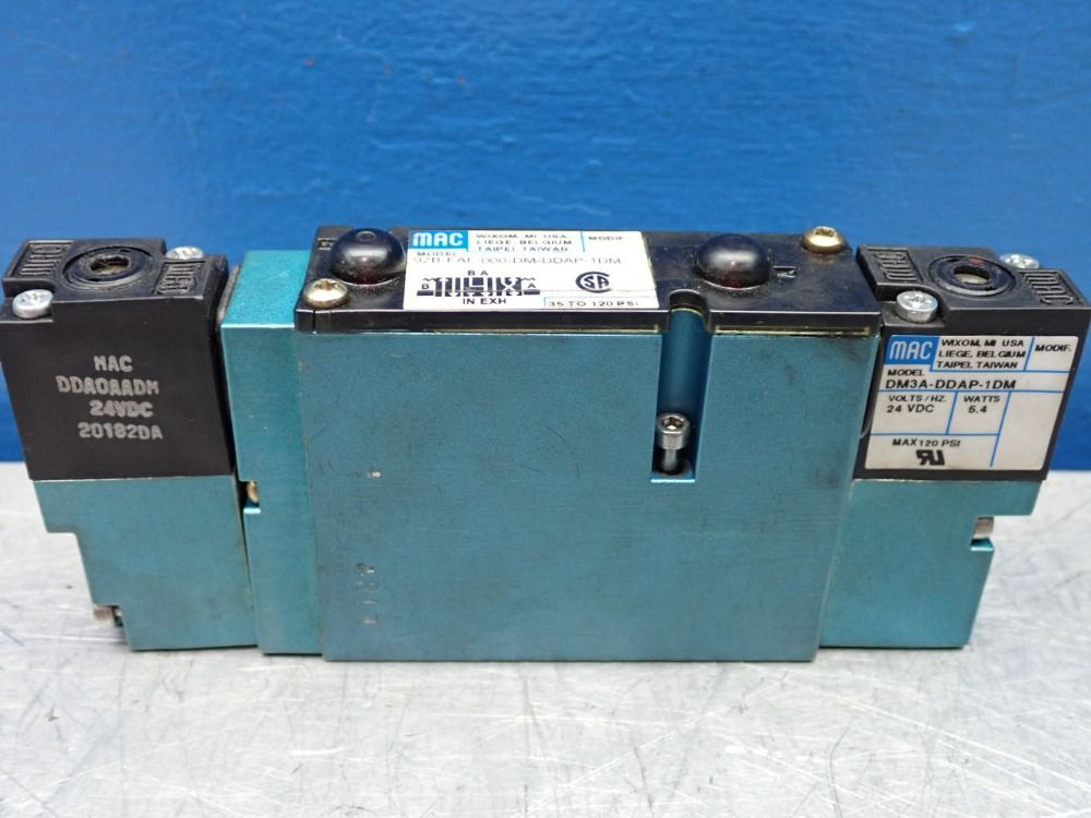 Mac 92 Series Solenoid Valve - 92b-faf-000-dm-ddap-1dm
