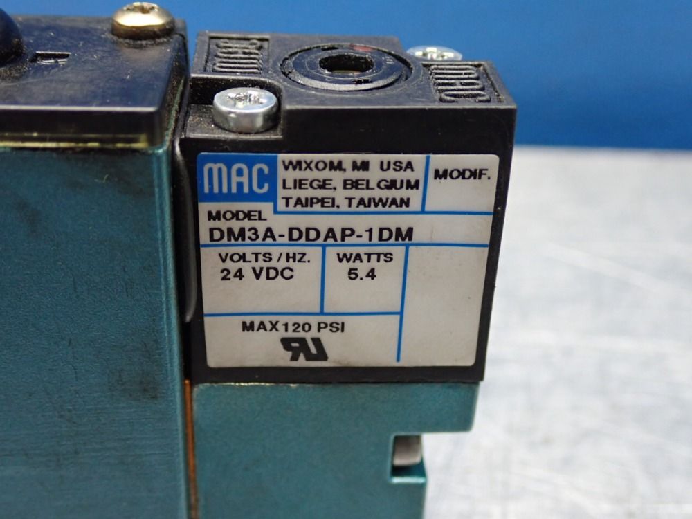 Mac 92 Series Solenoid Valve - 92b-faf-000-dm-ddap-1dm
