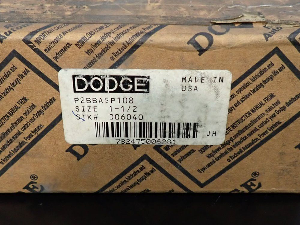 Dodge 1 1/2" Pillow Block Bearing - P2bbasp108