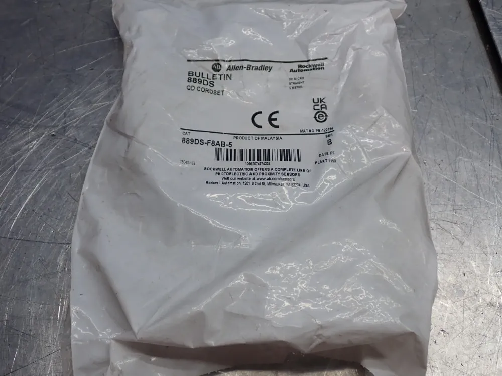 Allen Bradley Dc Micro Cable - 889ds-f8ab-5