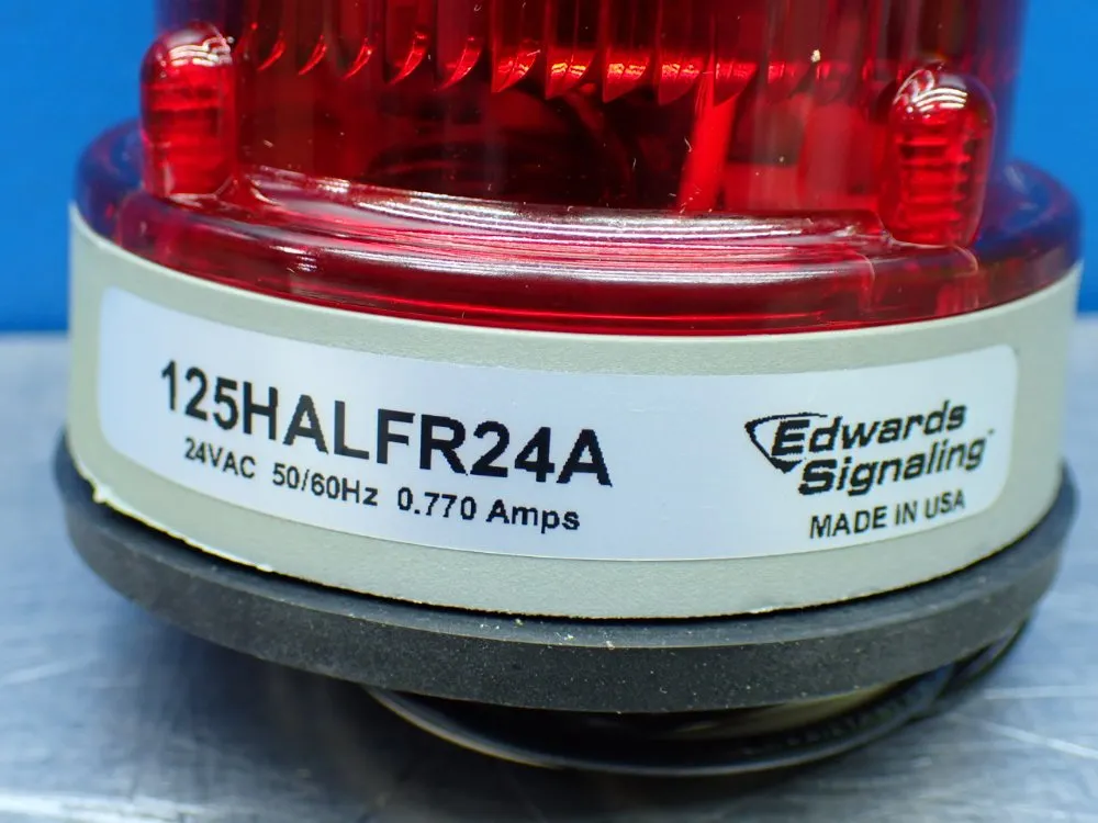 Edwards Signaling Halogen Flashing Beacon. - 125halfr24a