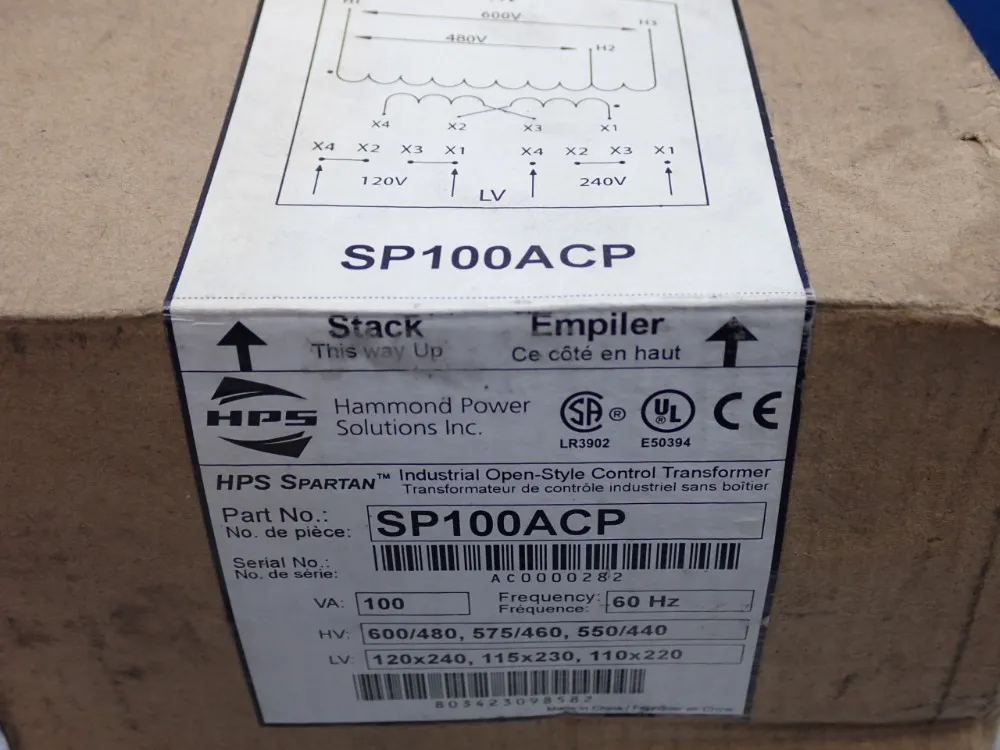 Hps Control Transformer - Sp100acp
