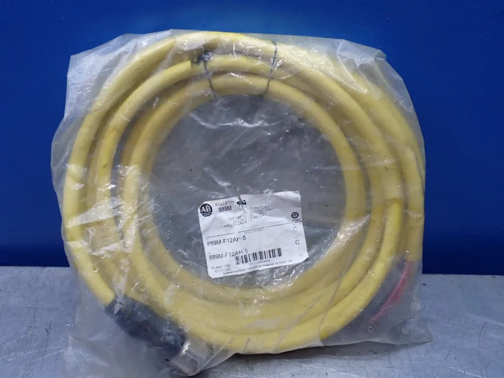 Allen Bradley Cordset - 889m-f12ah-5