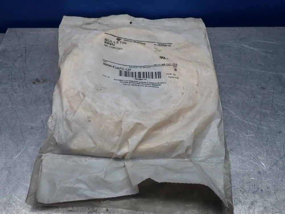 Allen Bradley Mini/minii Plus Cordset - 889n-f3afc-12f