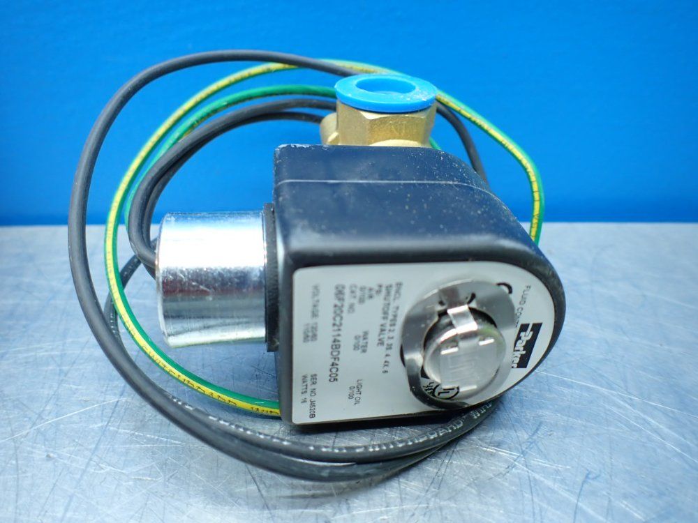 Parker 3/8"npt, 7/32" Oriface, 0-100psi Solenoid Valve. - 06f20c2114bdf4c05