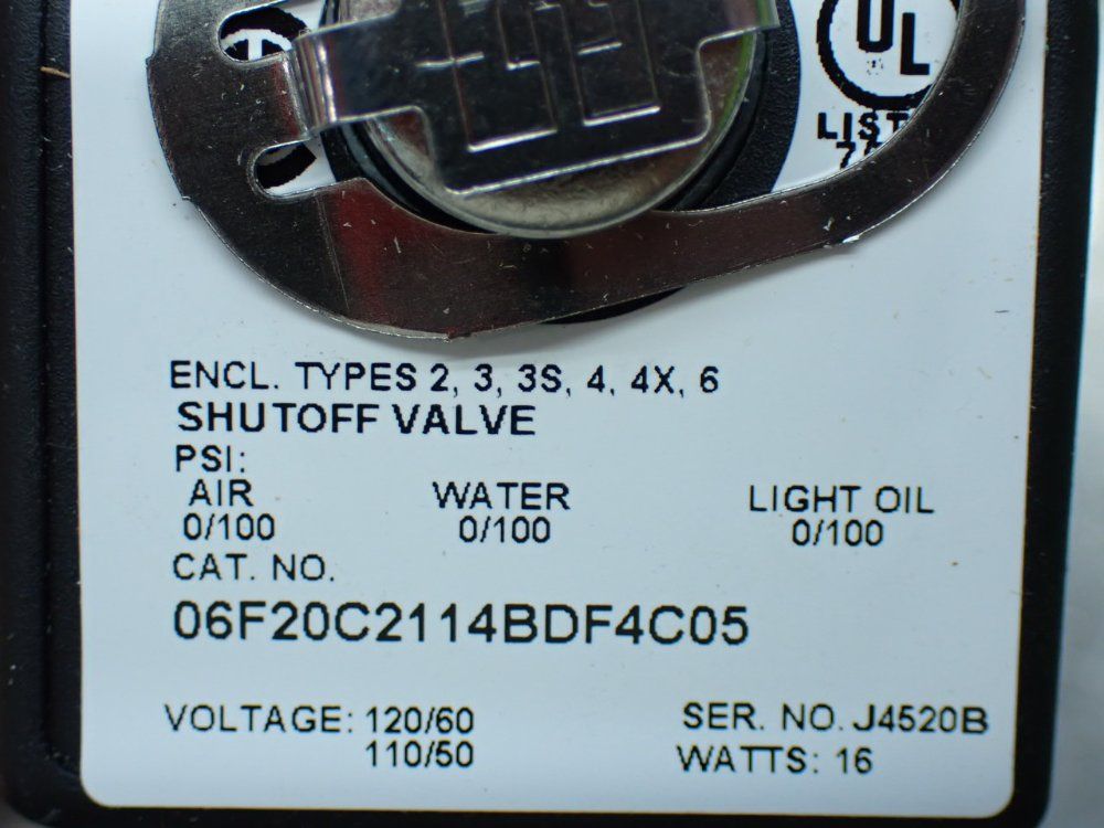 Parker 3/8"npt, 7/32" Oriface, 0-100psi Solenoid Valve. - 06f20c2114bdf4c05