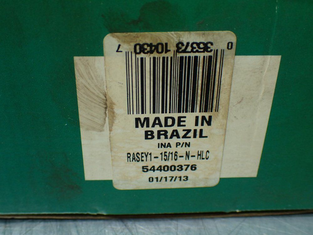 Ina Pillow Block Ball Bearing Unit - Rasey1-15/16-n-hlc