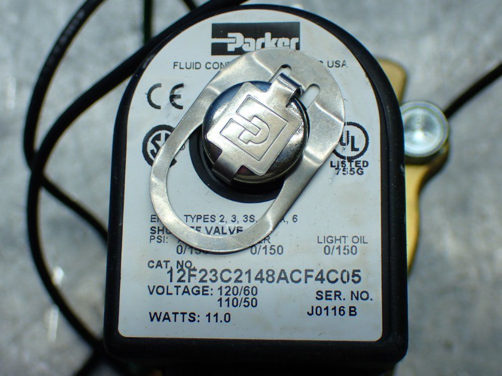 Parker 3/4"npt, 3/4"orifice. Solenoid Valve. - 12f23c2148acf4c05