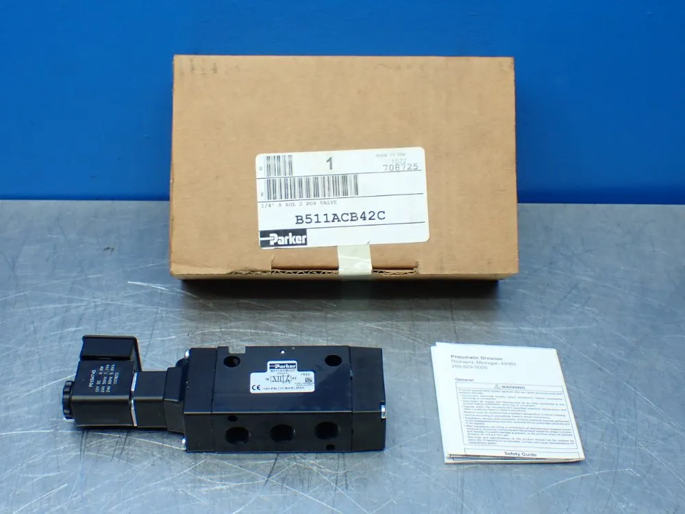Parker Pneumatic Solenoid Valve. - B511acb42c
