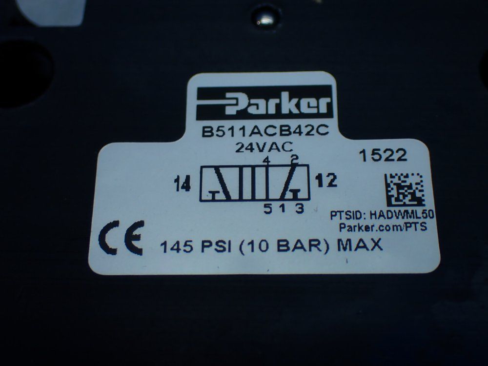 Parker Pneumatic Solenoid Valve. - B511acb42c